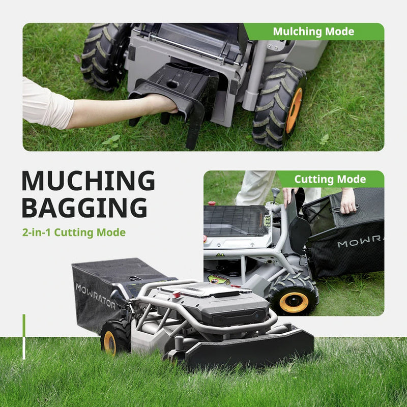 Mowrator S1 2WD Lawn Mower + Extra 12Ah Battery