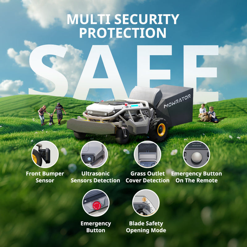 Mowrator S1 2WD Lawn Mower + Extra 12Ah Battery