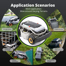Mowrator S1 Remote Control Lawn Mower 4WD 12Ah Standard Battery