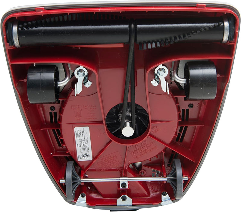 Sanitaire EUKSC679J Commercial Shake Out Bag Upright Vacuum Cleaner with 5 Amp Motor, 12" Cleaning Path,Red