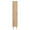 Frances Woven Rattan Tallboy Bathroom Unit, Natural