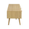 Anya Woven Rattan 3-Drawer TV Unit in Natural