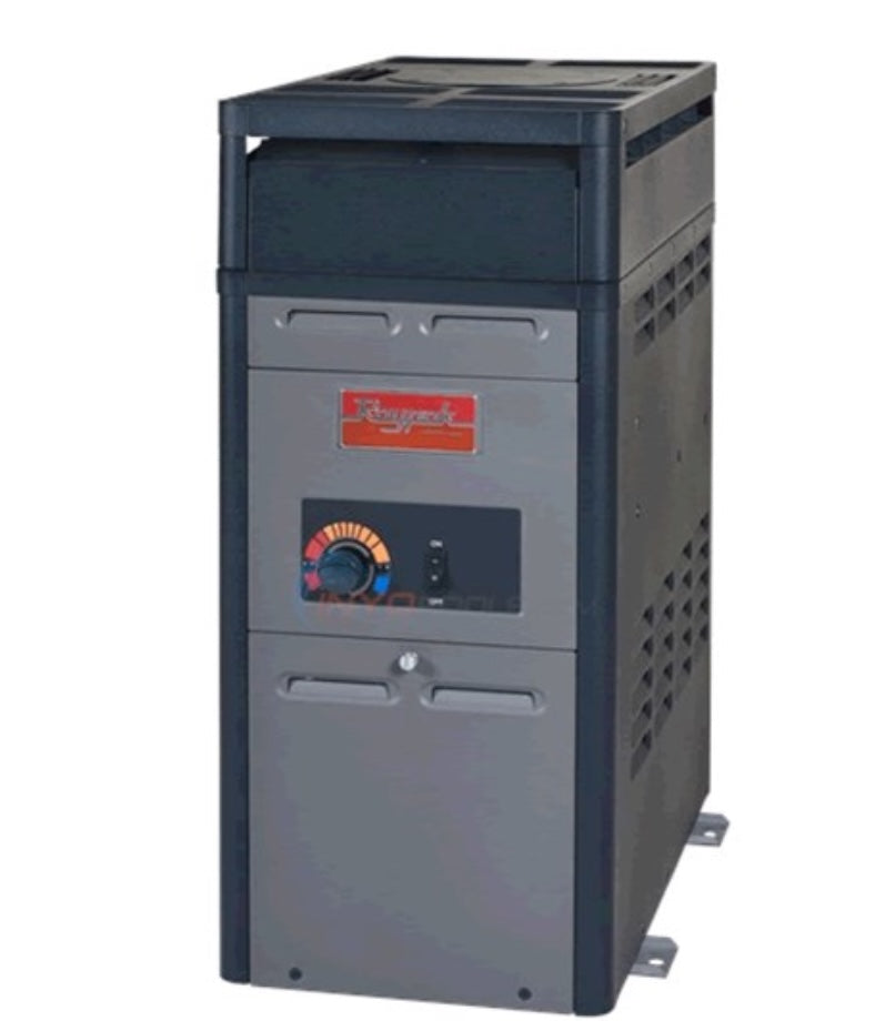 RUUD 105K BTU Natural Gas Pool Heater – Analog Ignition (0-5K Elevation)
