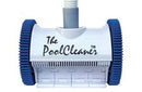 Poolvergnuegen Pool Cleaner 2-Wheel Suction Cleaner - White and Blue